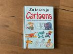 Zo teken je cartoons, Boeken, Ophalen of Verzenden, Zo goed als nieuw, Tekenen en Schilderen, Geschikt voor kinderen