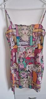 Mini jurk pop-art cartoon pin-up girls, Kleding | Dames, Ophalen of Verzenden, Gedragen, Maat 38/40 (M), Boven de knie