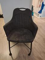 2x MXsofa eetkamerstoel, Huis en Inrichting, Stoelen, Ophalen, Zo goed als nieuw, Metaal, Eén