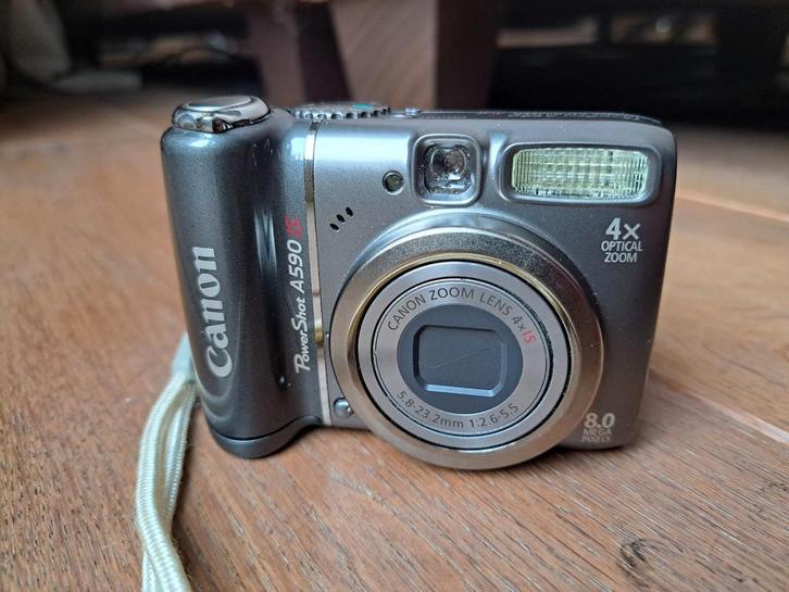 Canon Powershot A590 IS digitale fotocamera 8Mp, Audio, Tv en Foto, Fotocamera's Digitaal, Gebruikt, Compact, Canon, 4 t/m 7 keer