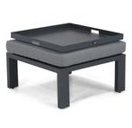 😎 DIENBLAD ALUMINIUM 70 CM X 70 CM TAFELBLAD SCHAAL BLAD, Ophalen, Gebruikt