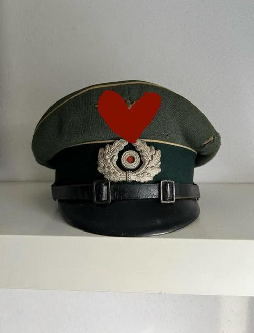 Wehrmacht EM/NCO infanterie Schirmmütze, Verzamelen, Militaria | Tweede Wereldoorlog, Landmacht, Helm of Baret, Duitsland, Ophalen