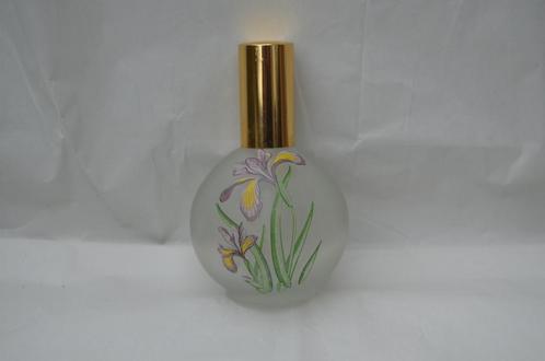 Parfumverstuiver ik denk handbeschilderd, Antiek en Kunst, Antiek | Glas en Kristal, Ophalen of Verzenden