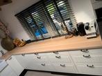 Ikea keuken met landelijke spoelbak, Ophalen, Gebruikt, Crème, Hoekkeuken