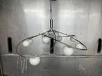 Hanglamp, Huis en Inrichting, Lampen | Hanglampen, Ophalen, Gebruikt, Glas, 75 cm of meer