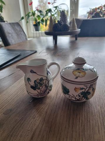 Villeroy & Boch Botanica Melkkan en Suikerpot beschikbaar voor biedingen