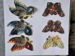 Antiek zijdjes (6) vlinders van Tabaksfabrikant Turmac, Ophalen of Verzenden, Zo goed als nieuw