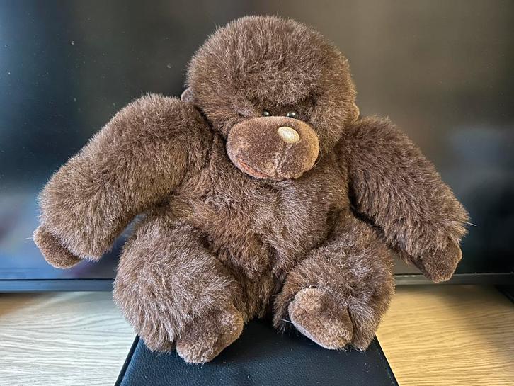 Gorilla knuffel ca 20x30 cm, Kinderen en Baby's, Speelgoed | Knuffels en Pluche, Gebruikt, Overige typen, Ophalen of Verzenden