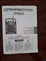 perfectpro bouwradio. type PP0601D, Audio, Tv en Foto, Radio's, Ophalen, Zo goed als nieuw, Bouwradio