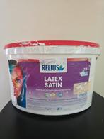 Muurverf  -Ral 9010- satinlook, 5 tot 10 liter, Ophalen of Verzenden, Wit, Verf
