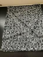 Nieuw/Zwart-witte sjaal groot print franje/H&M, Kleding | Dames, H&M, Ophalen of Verzenden, Nieuw