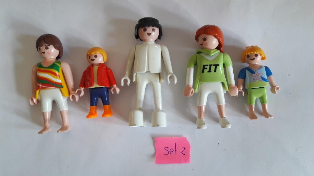 5 playmobil poppetjes set 2, Verzenden, Zo goed als nieuw