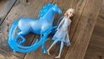 Frozen Elsa + paard., Ophalen of Verzenden, Zo goed als nieuw, Barbie