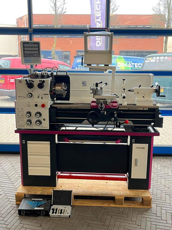 Optimum TH 3309D draaibank, Doe-het-zelf en Verbouw, Draaibanken, Zo goed als nieuw, Metaaldraaibank, 500 tot 1000 mm, Ophalen