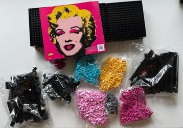 LEGO Art | Marilyn Monroe (compleet, zonder doos) beschikbaar voor biedingen