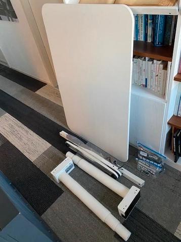 Wit Ikea Bekant Elektrisch Verstelbaar Bureau (80 x 120) - afbeelding 3