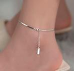 Mooie dames zilveren enkelbandje, Sieraden, Tassen en Uiterlijk, Enkelbandjes en Enkelkettinkjes, Ophalen of Verzenden, Nieuw