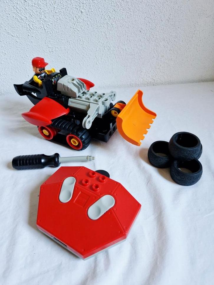 Technisch Duplo Toolo set 2949 Remote Control Dozer werkend, Kinderen en Baby's, Speelgoed | Duplo en Lego, Gebruikt, Duplo, Ophalen of Verzenden
