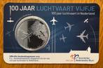 Herdenkingsmunt 100 Jaar Luchtvaart, Ophalen of Verzenden, Euro's, Losse munt, Zilver