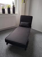 Slaapbank, Ophalen, Zwart, 190 cm of minder, Zo goed als nieuw