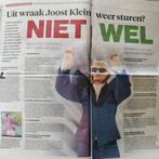 Joost Klein Krantenartikel uit 2024, Ophalen of Verzenden, 1980 tot heden, Buitenland, Knipsel(s)