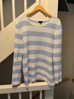 WIT BLAUW STRIPED KATOEN TRUI, MAAT; XL, Kleding | Dames, Overige kleuren, Maat 46/48 (XL) of groter, Ophalen of Verzenden, Zo goed als nieuw