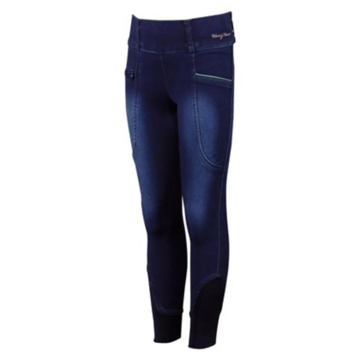 Kinderrijbroek Equitights lou lou Elodie- full grip jeans, Dieren en Toebehoren, Paardrijkleding, Nieuw, Kinderen, Onderkleding