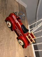 Vintage Brandweer Loopauto - Hook & Ladder, Ophalen, Zo goed als nieuw, Loopvoertuig