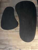 Salontafelset zwart mangohout merk By Boo, Huis en Inrichting, Tafels | Salontafels, Ophalen, 50 tot 100 cm, 50 tot 100 cm, Zo goed als nieuw