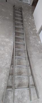 Lange ladder 7 meter 2-delig 14+15 tredes, Doe-het-zelf en Verbouw, Ladders en Trappen, Ophalen, Gebruikt, Ladder, Opvouwbaar of Inschuifbaar