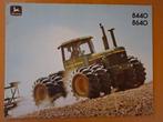 Folder John Deere 8440 en 8640 Nederlandstalig, Ophalen of Verzenden, Gelezen, Tractor en Landbouw
