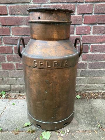 Koperen koper vintage melkbus ware grootte Gelria 1967 Zuuk beschikbaar voor biedingen
