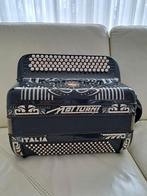 Knop accordeon Notturni Italia, prachtig exemplaar, Muziek en Instrumenten, Accordeons, Gebruikt, Met riemen, Knopaccordeon, 120-bas