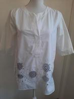 Rosso35 wit bloesje/ tuniek mt 38-40, Kleding | Dames, Maat 38/40 (M), Rosso35, Verzenden, Wit