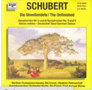 Cd die unvollendete  Schubert beschikbaar voor biedingen