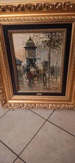 Emilio Payes straatscene parijs, Ophalen of Verzenden