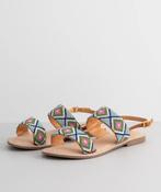 Stoere leren nieuwe dames sandalen/slippers van Lazamani, Lazamani, Nieuw, Sandalen of Muiltjes, Ophalen of Verzenden