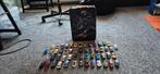 55 Hotwheels auto's in opbergkoffer, Verzamelen, Ophalen of Verzenden