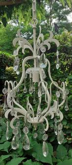 Kroonluchter, Huis en Inrichting, Lampen | Kroonluchters, Ophalen, Gebruikt, Glas, Semi klassiek