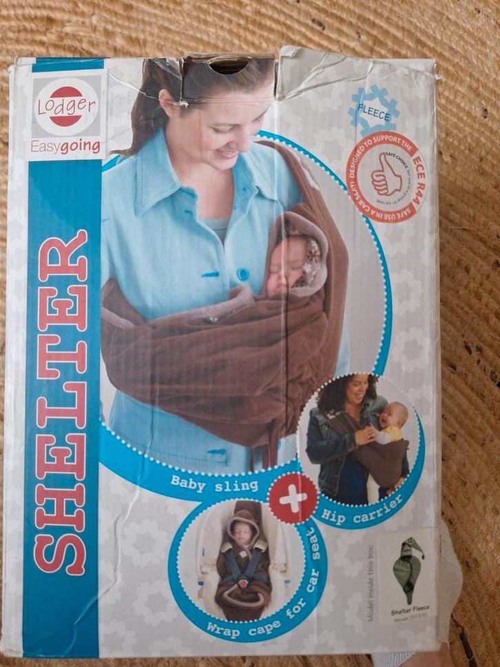 Lodger Shelter Easygoing Baby Draagdoek, Kinderen en Baby's, Babydragers en Draagdoeken, Gebruikt, Draagdoek, Buik, Lodger, Ophalen of Verzenden
