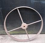 Wiel wielen ijzeren wiel decoratie, Antiek en Kunst, Ophalen