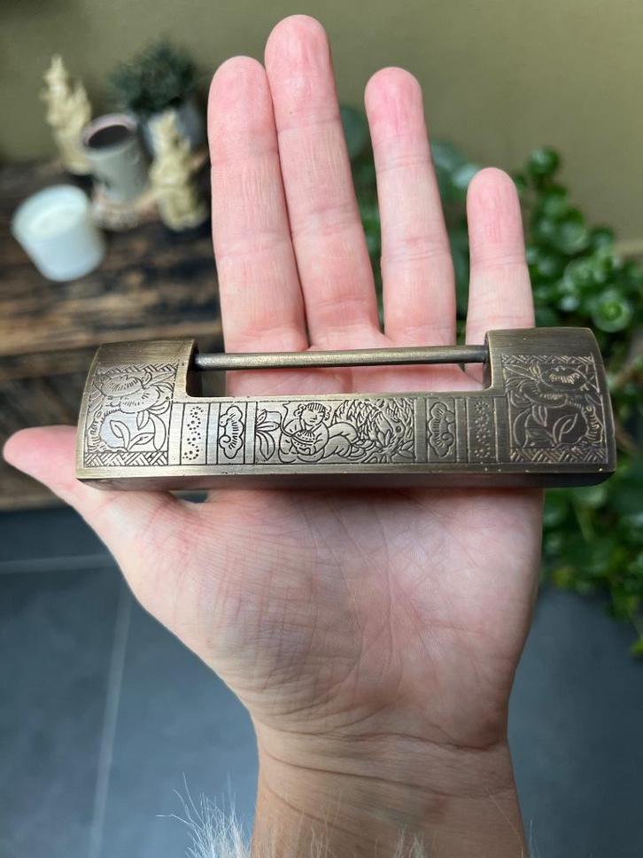 Chinees slot xxl chinese sluiting voor kist kast groot mens, Huis en Inrichting, Woonaccessoires | Overige, Nieuw, Ophalen of Verzenden