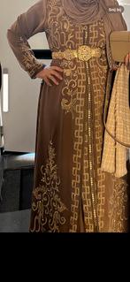 Marokkaanse Takchita - Maat 40-42, Kleding | Dames, Jurken, Ophalen of Verzenden, Zo goed als nieuw, Maat 42/44 (L), Bruin