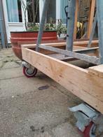 Robuuste platenwagen, Doe-het-zelf en Verbouw, Transportwagens, 100 liter of meer, Ophalen, Gebruikt, Transportkar