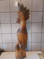 antieke houten papegaai, Ophalen of Verzenden