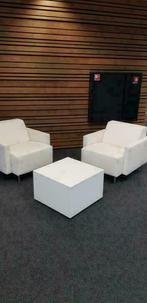 WIT LEDEREN FAUTEUIL MERK GELDERLAND