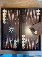 Houten Backgammon / Triktrak – TUANA GAME – Onbespeeld, Tuana, Een of twee spelers, Turkije, Nieuw