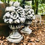 * oude Tuinornamenten Fruit coupe Bollen Tuinbeelden steen, Tuin en Terras, Ophalen, Zo goed als nieuw, Steen