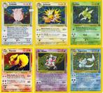 GEZOCHT: oude Pokémonkaarten, Hobby en Vrije tijd, Ophalen of Verzenden, Zo goed als nieuw, Meerdere kaarten, Foil