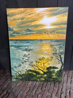 Schilderij zee landschap Zuid Afrika, ondergaande zon, Ophalen
